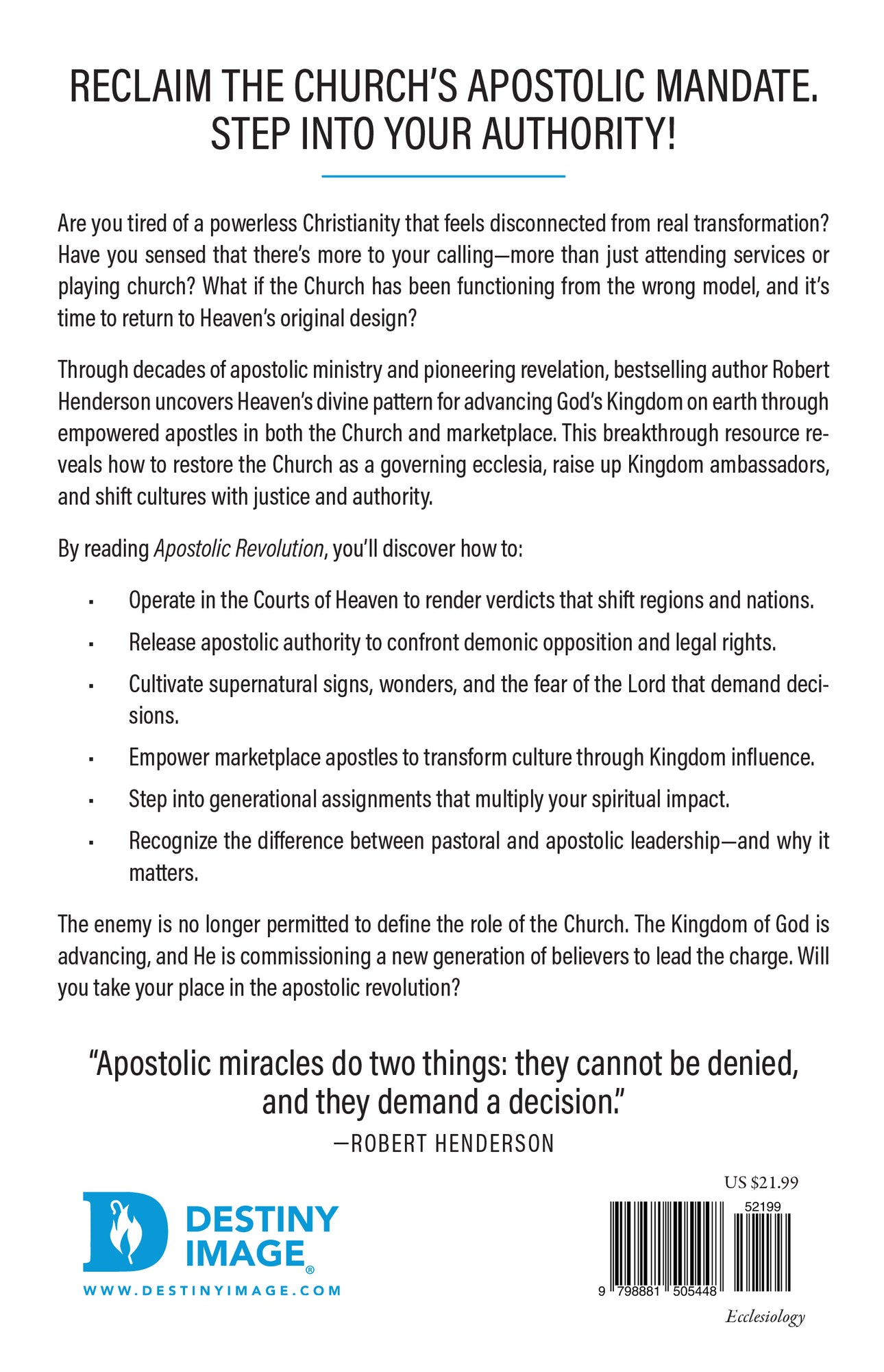 Apostolic Revolution: Understanding the Call, Clarifying the Controversies, and Restoring Apostolic Function to the Church Paperback – December 2, 2025