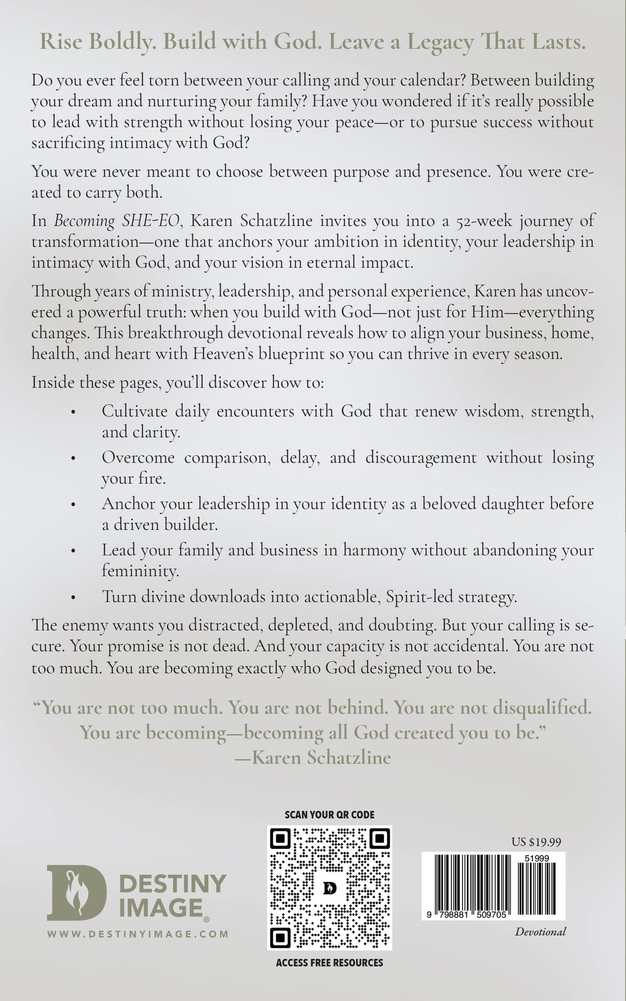 Becoming She-EO: A Yearlong Devotional Life Guide for Women Chasing Dreams, Nurturing Family, and Leaving a Legacy of Impact – May 5, 2026