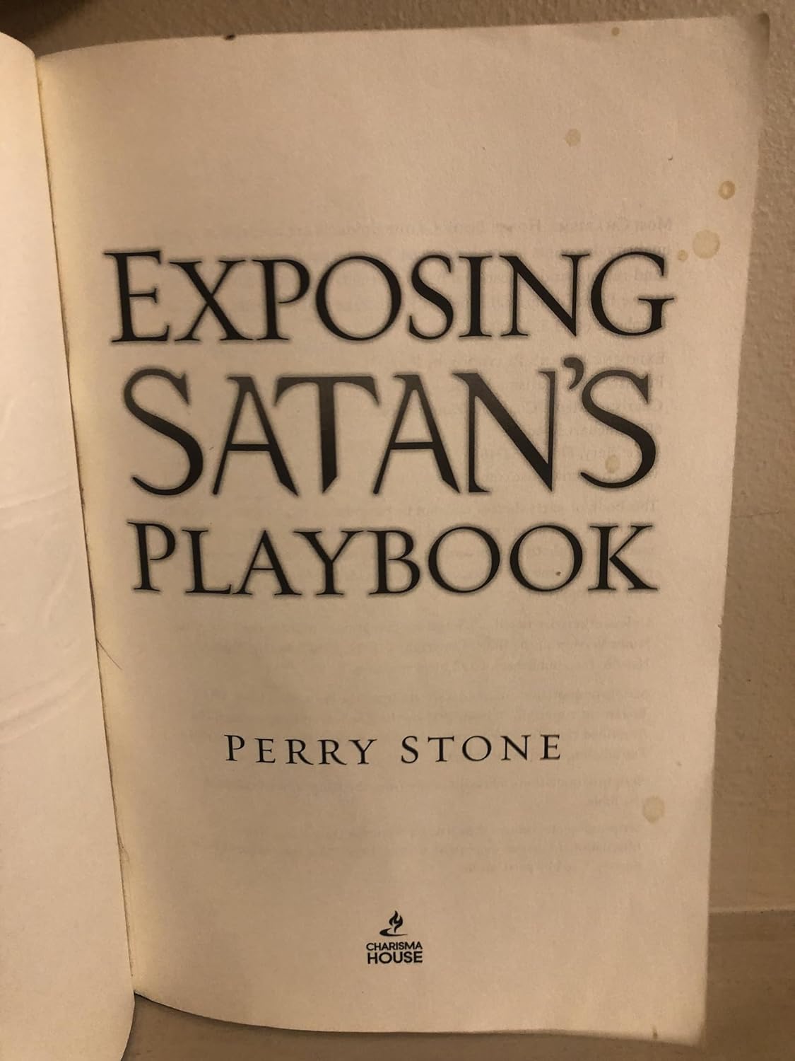 Exposing Satan's Playbook - October 2012