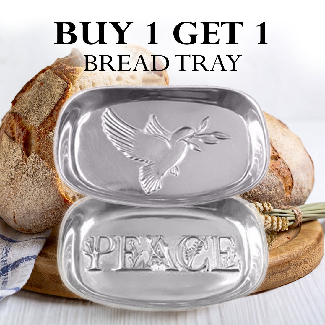 Buy 1 Get 1 Free Bread Tray