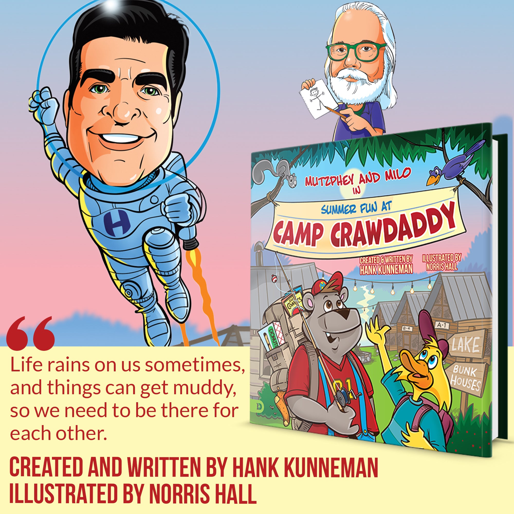 Mutzphey & Milo in Summer Fun at Camp Crawdaddy Hardcover – August 6, 2024