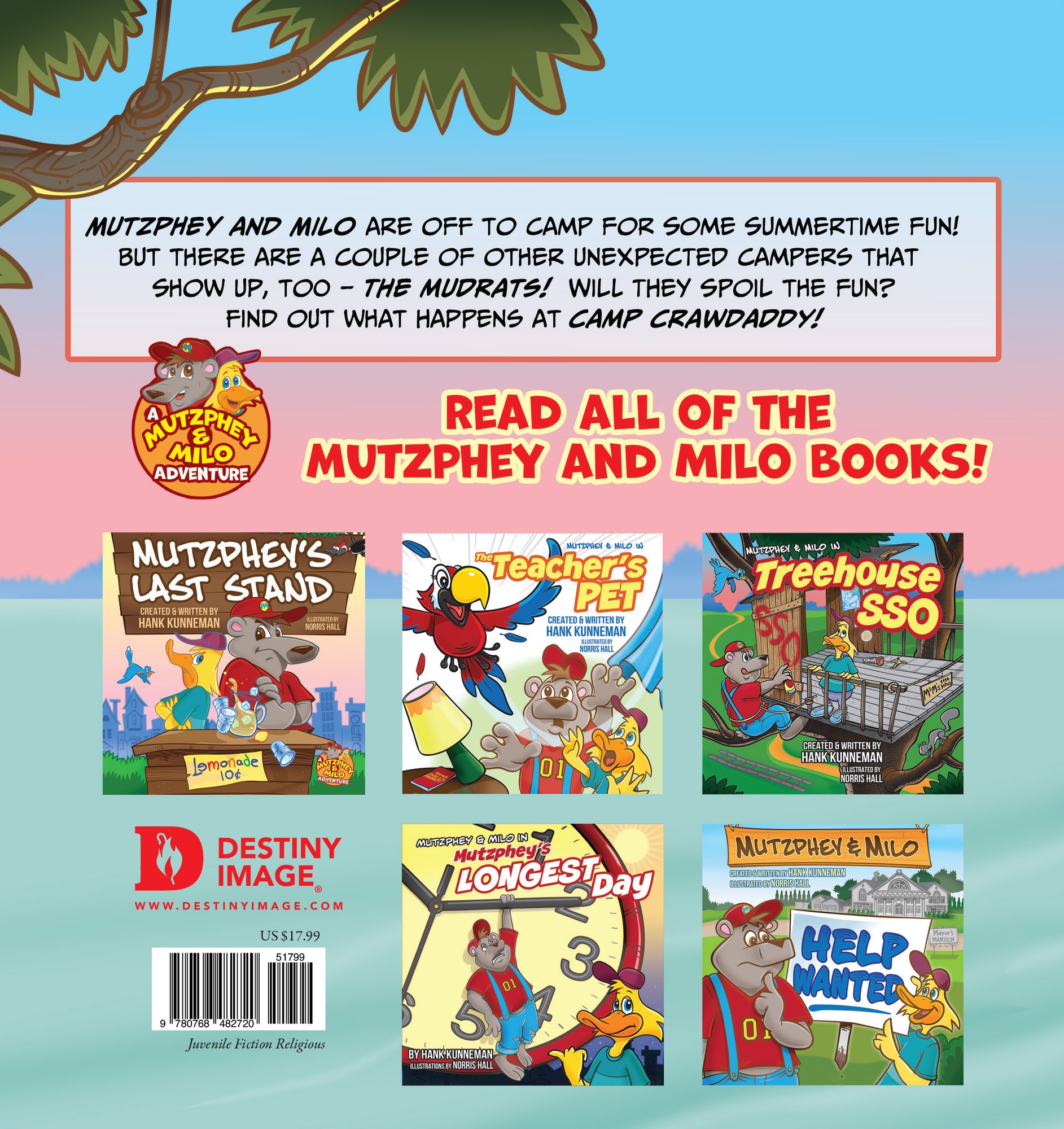 Mutzphey & Milo in Summer Fun at Camp Crawdaddy Hardcover – August 6, 2024