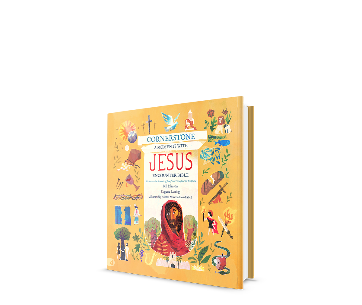 Cornerstone: A Moments with Jesus Encounter Bible: 20 Immersive Accounts of Jesus from Throughout the Scriptures Hardcover – November 5, 2024