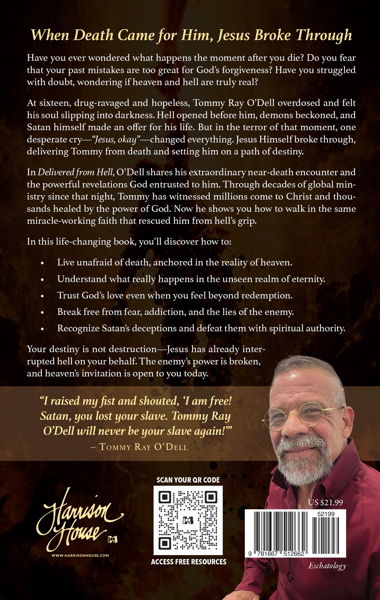 Delivered from Hell: What Dying Taught Me about Living in Faith and Power – June 2, 2026