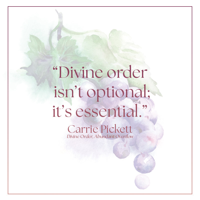 Divine Order, Abundant Overflow - June 1, 2026