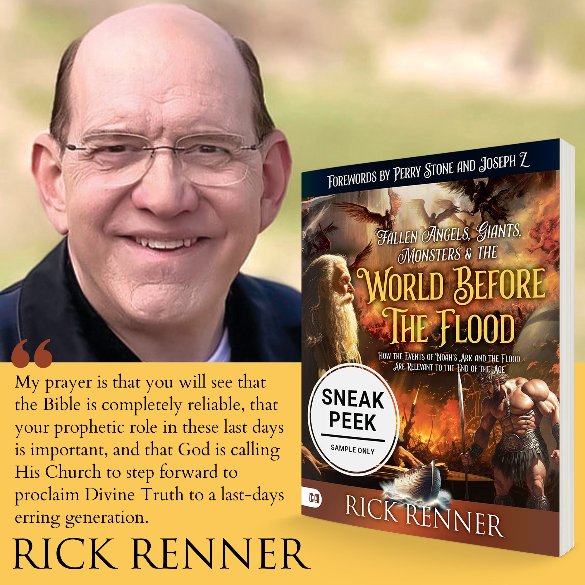 Fallen Angels, Giants, Monsters and the World Before the Flood: How the Events of Noah's Ark and the Flood Are Relevant to the End of the Age Paperback – September 3, 2024