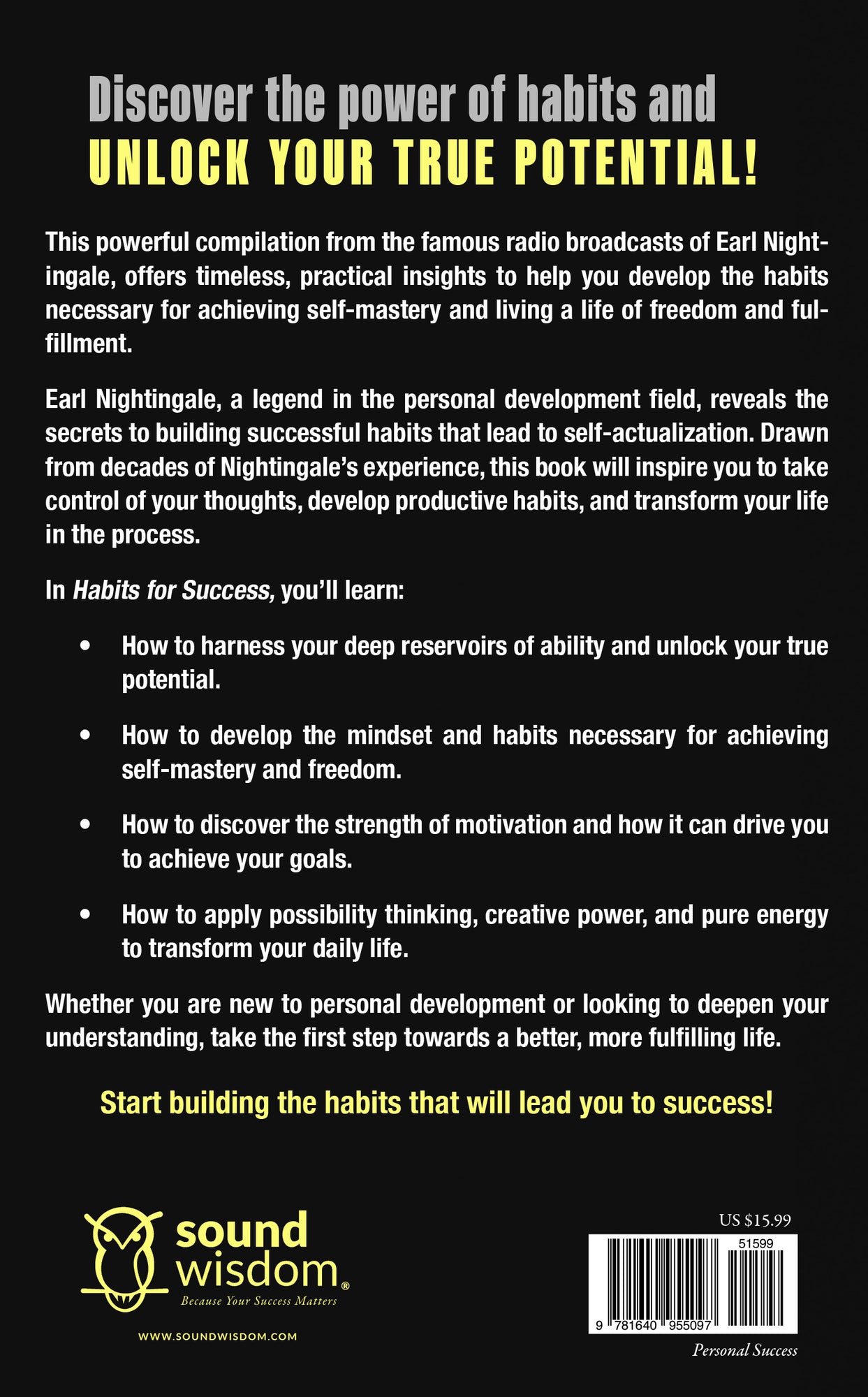 Habits for Success: The Pathway to Self-Mastery & Freedom (Official Nightingale Conant Publication) Paperback – April 8, 2025