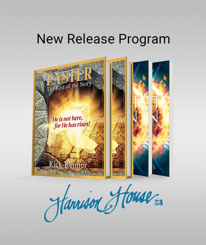 Harrison House New Release Program Contains (2 - Easter-The Rest of the Story, 2 - Countdown)