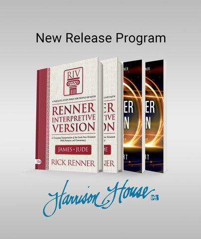 Harrison House New Release Program Contains (2 - Renner Interpretive Version: James and Jude, 2 - The Power of Vision)