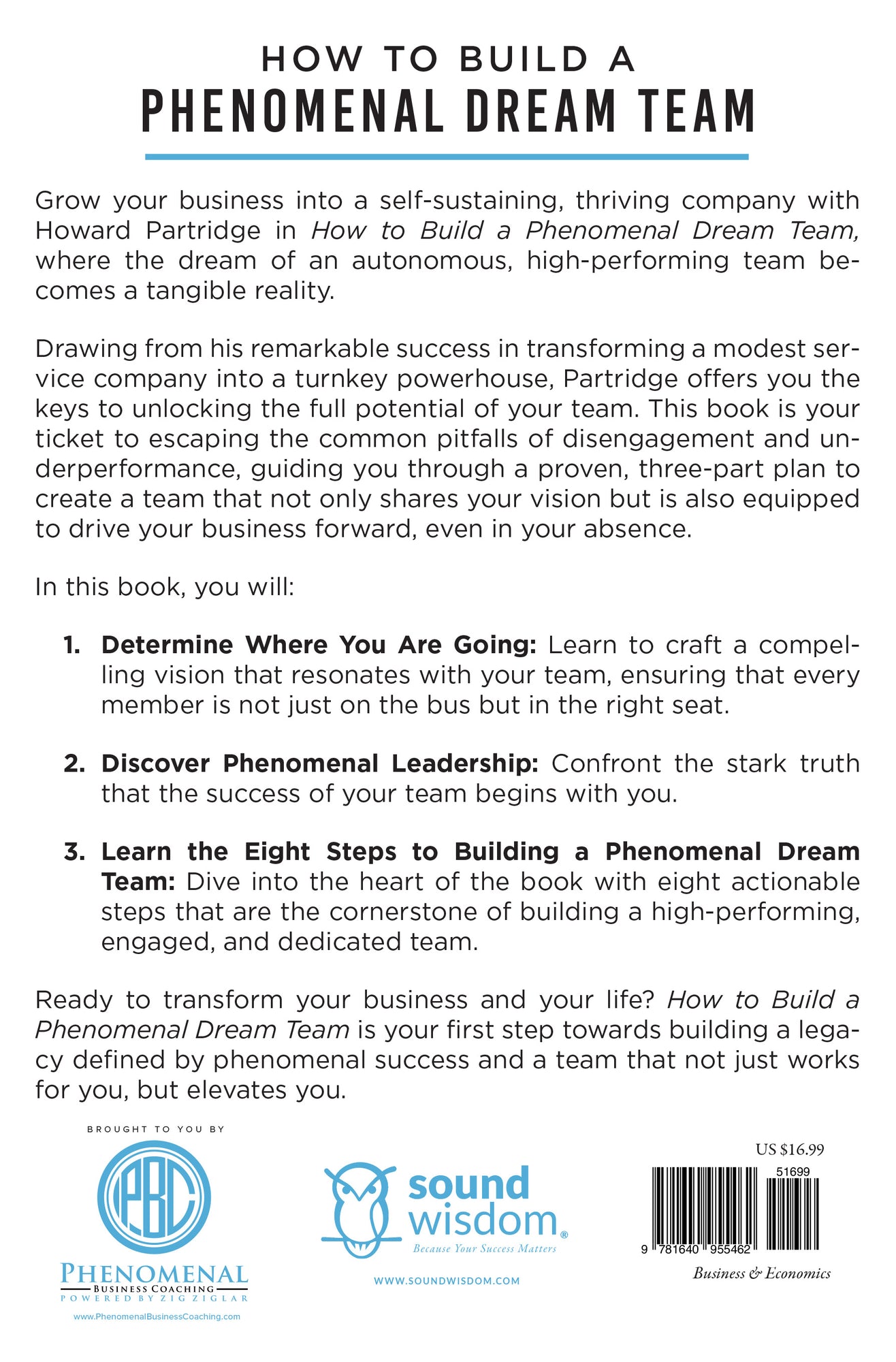 How to Build a Phenomenal Dream Team Paperback – December 2, 2024