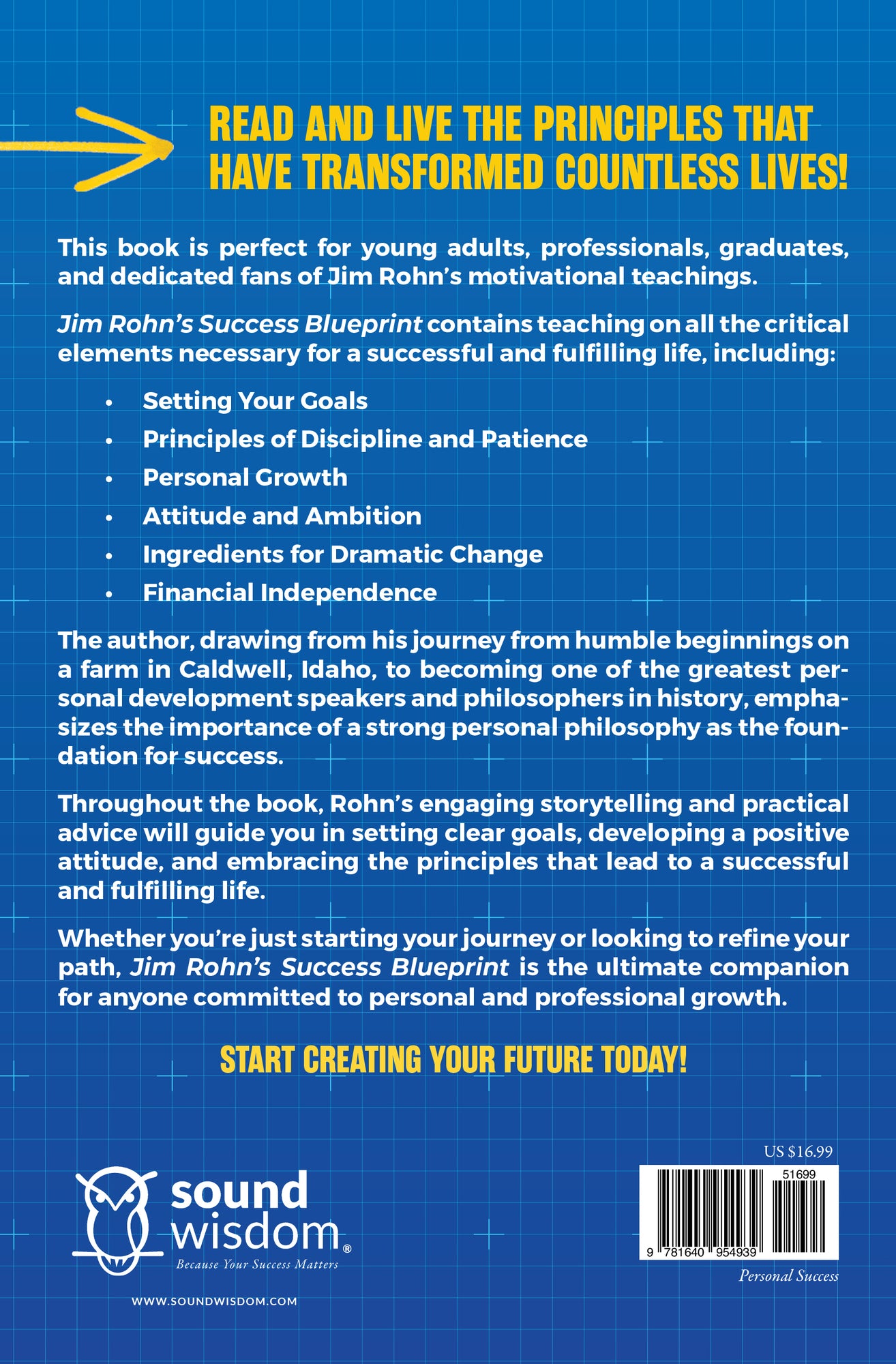 Jim Rohn's Success Blueprint: How Today's Actions Achieve Tomorrow's Goals (Official Nightingale Conant Publication) Paperback – April 8, 2025