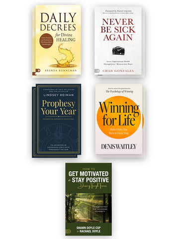 Combined Publishers New Release Program Contains (2- Prophesy Your Year, 2 - Daily Decrees for Divine Healing, 2 - Never Be Sick Again, 2 - Winning for Life) + Plus Free Gift)