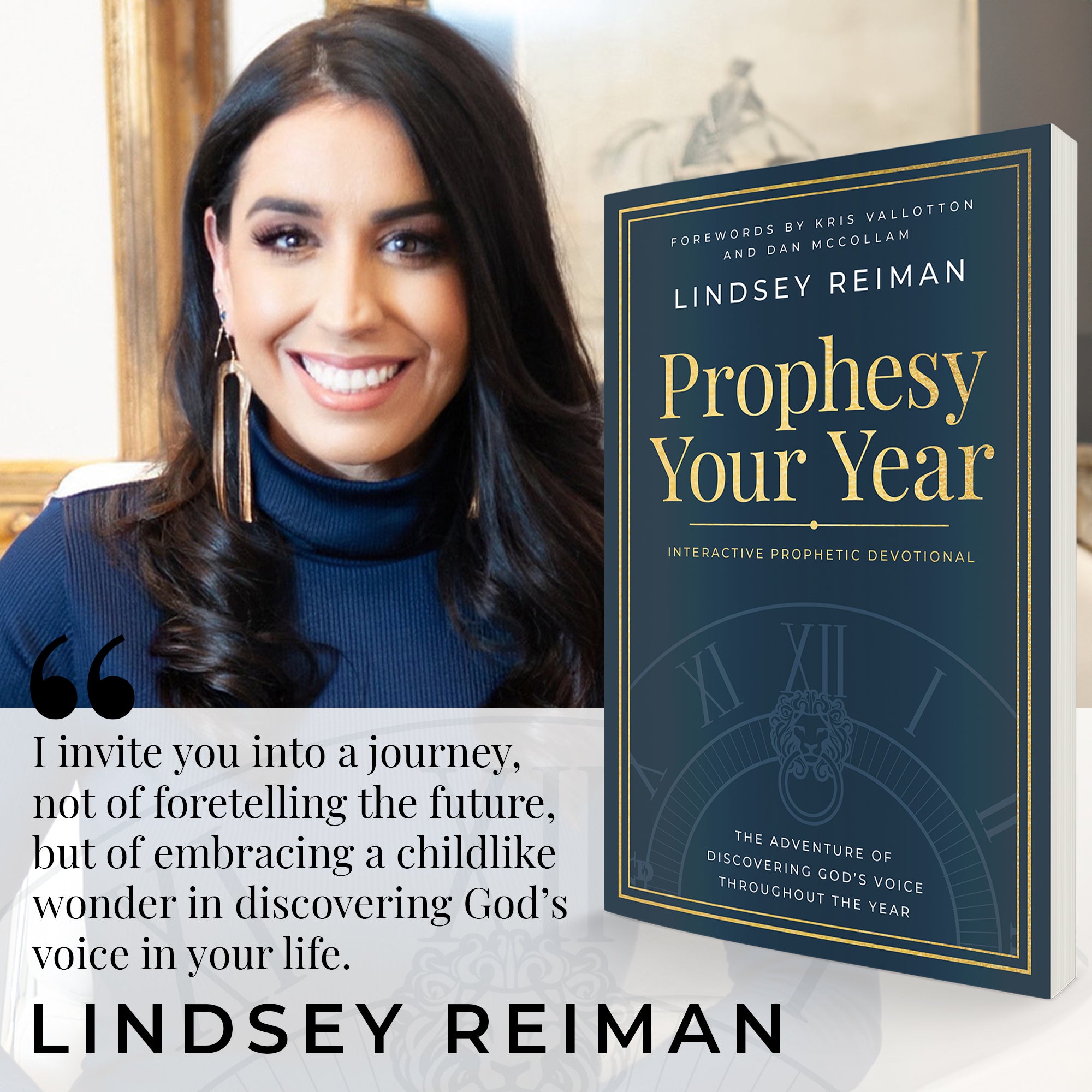 The Official Workbook for Prophesy Your Year: The Adventure of Discovering God's Voice Throughout the Year Paperback – December 3, 2024