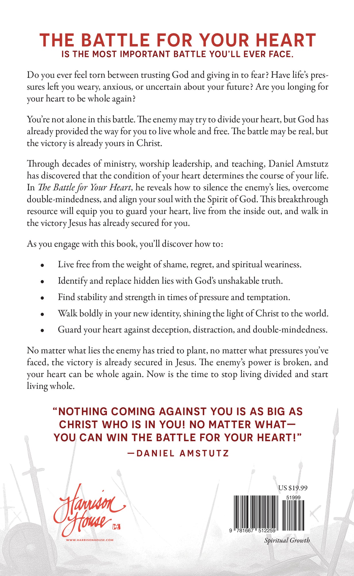 The Battle for Your Heart: Healing Your Heart, Renewing Your Soul, and Living Fully in Christ – March 3, 2026