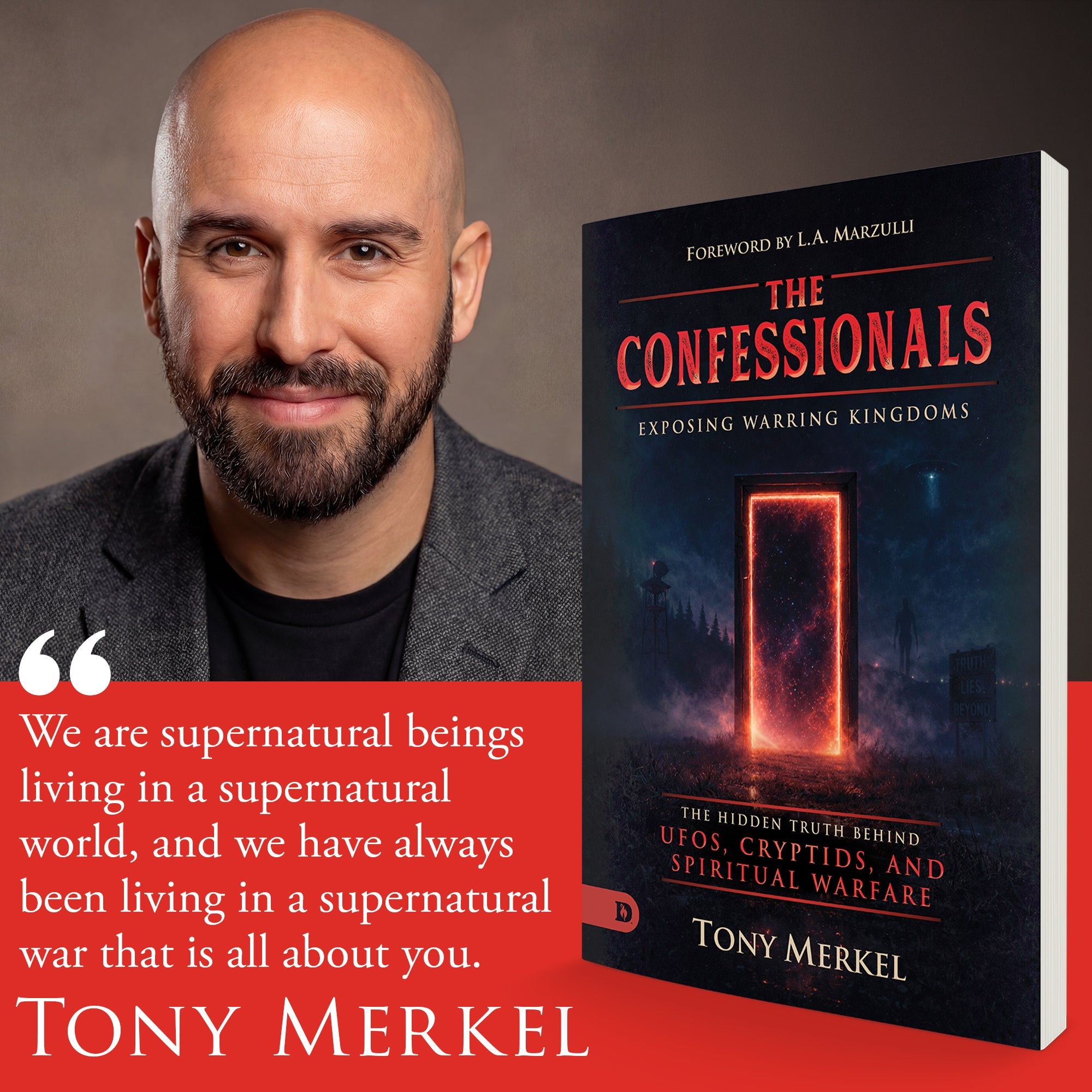 The Confessionals: Exposing Warring Kingdoms: The Hidden Truth Behind UFOs, Cryptids, and Spiritual Warfare Paperback – October 2026