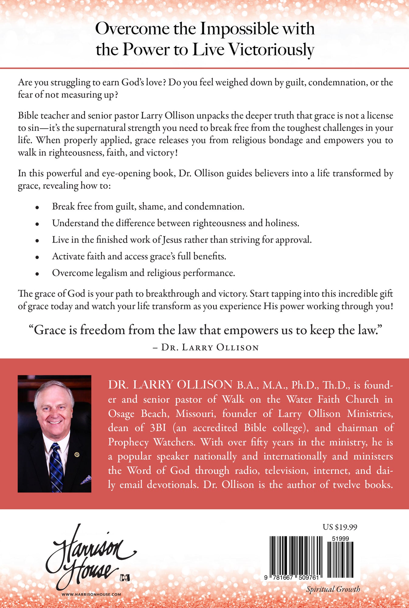 The Power of Grace: How You Can Access God's Unlimited Power to Accomplish the Impossible Paperback – August 1, 2025