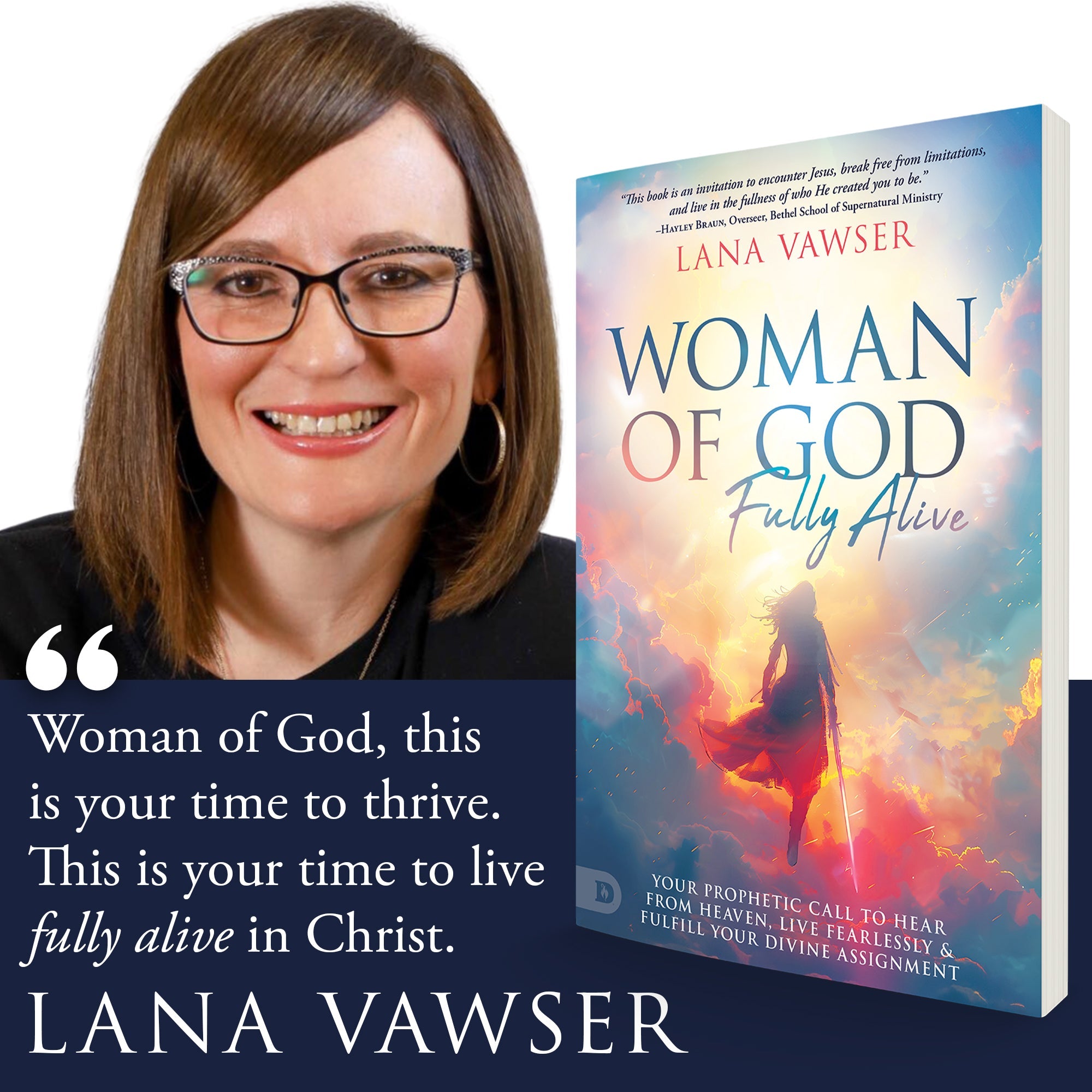 Woman of God, Fully Alive: Your Prophetic Call to Hear from Heaven, Live Fearlessly and Fulfill Your Divine Assignment Paperback – October 7, 2025