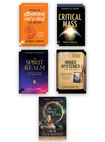 Combined Publishers New Release Program Contains (2- Secrets to Stewarding God's Voice, 2 - Critical Mass, 2 - The Spirit Realm, 2 - Hidden Mysteries + Plus Free Gift)