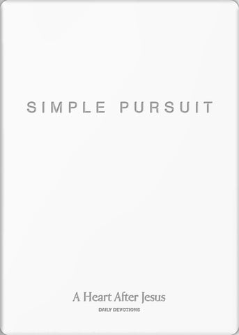 Simple Pursuit: A Heart After Jesus Imitation Leather – November 17, 2020