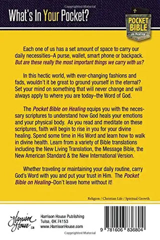Pocket Bible on Healing: Scriptures to Renew Your Mind and Change Your Life Paperback – February 12, 2013 by Harrison House (Author)