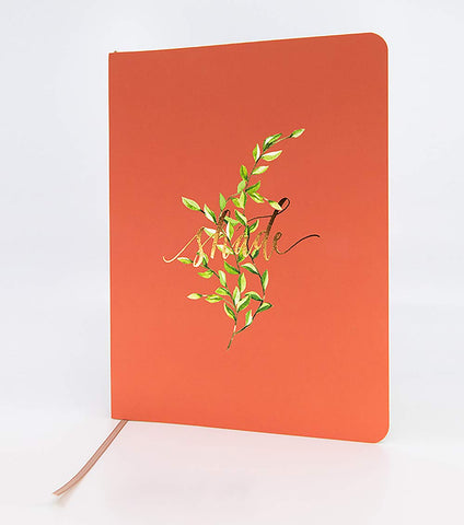 The Grove Journal, Shade (Orange): Soft-touch 160 Page Lined 5.5” x 7.5” Journal (Diary, Notebook) Paperback – October 15, 2019