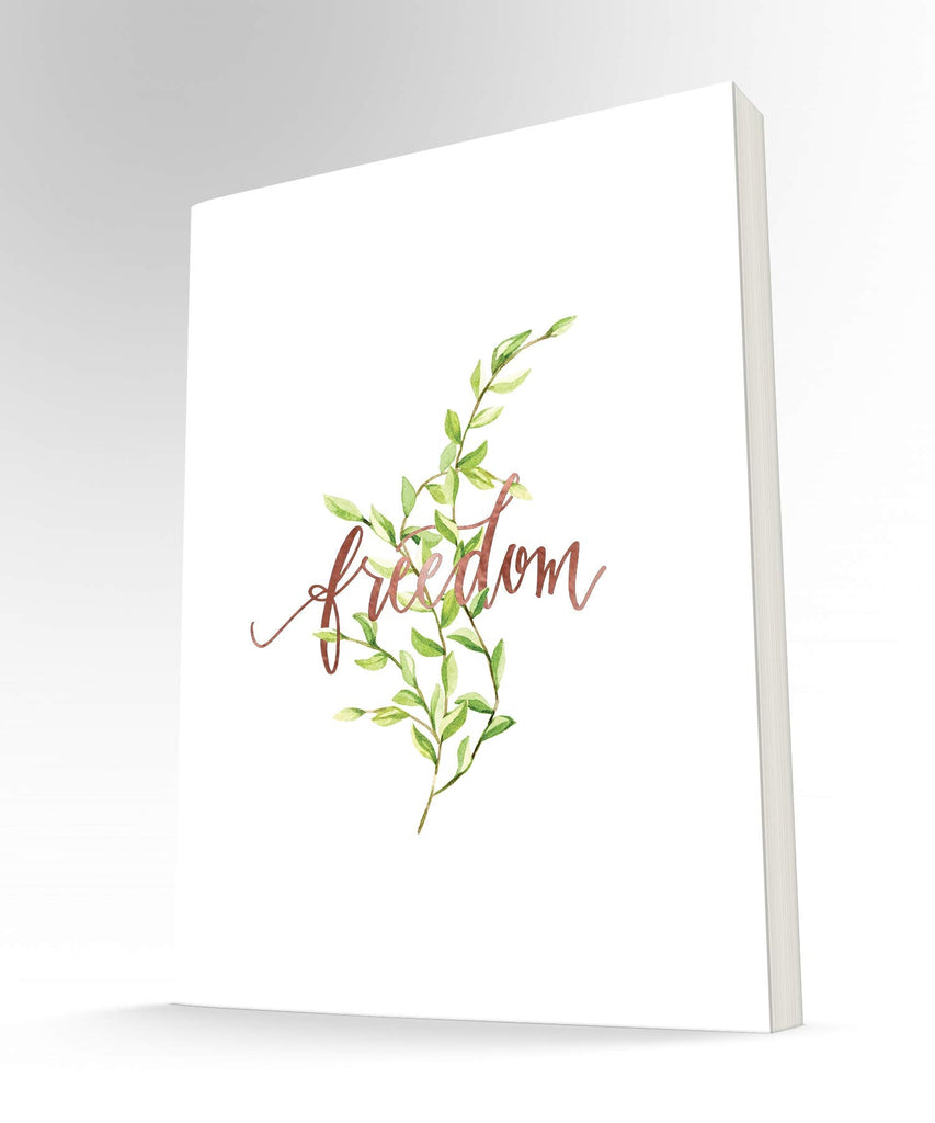 The Grove Journal, Freedom (White): Soft-touch 160 Page Lined 5.5” x 7.5” Journal (Diary, Notebook) Paperback – October 15, 2019