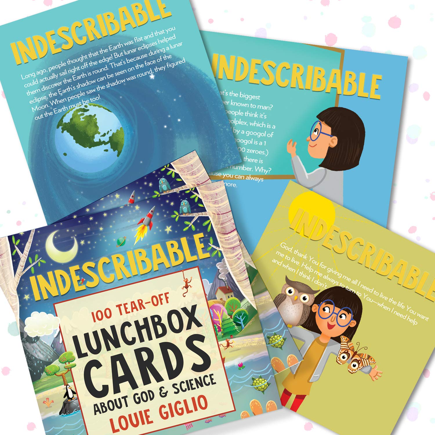 Indescribable: 100 Tear-Off Lunchbox Notes About God and Science Paperback – August 1, 2019