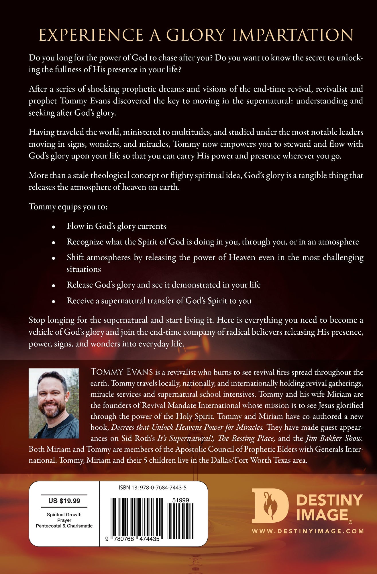Anointed for Glory: Impartation to Move with God's Manifest Presence Paperback – Special Edition, August 8, 2023