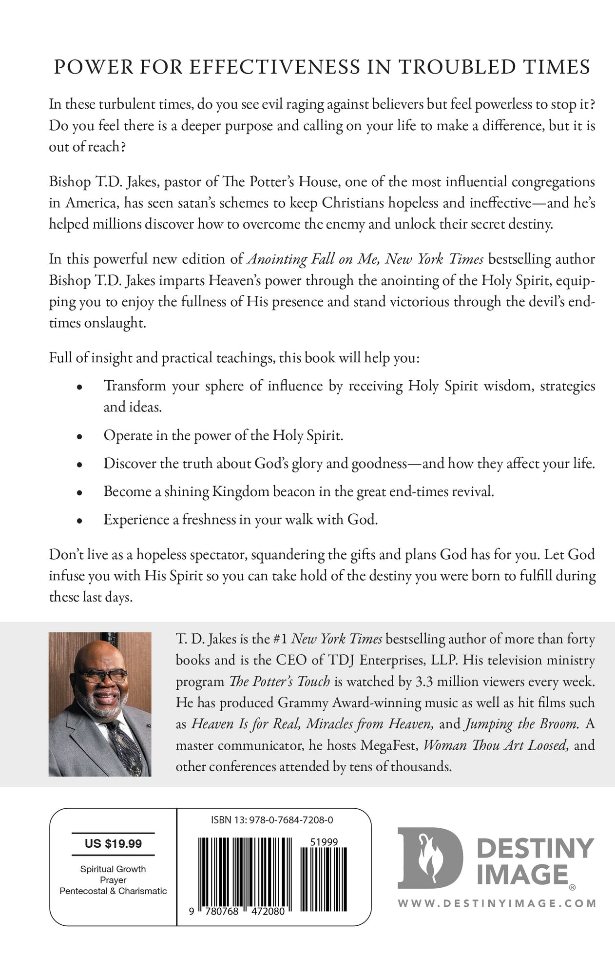 Anointing Fall On Me: Accessing the Power of the Holy Spirit Paperback – April 4, 2023