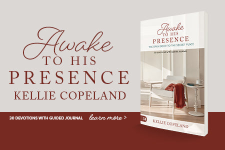 Awake to His Presence: The Open Door to the Secret Place, 30 Devotions with Guided Journal Paperback – January 1, 2023