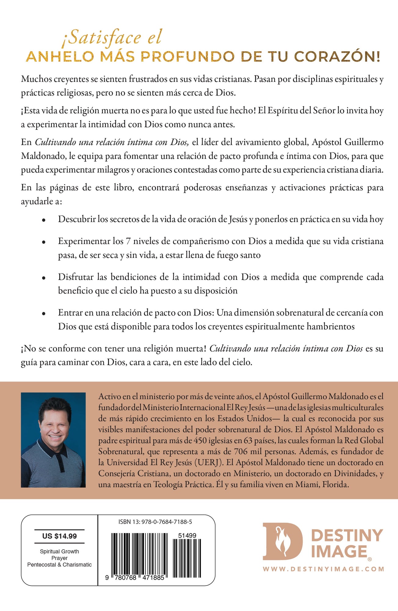 Cultivando una relación íntima con Dios (Spanish Edition): Experimente y disfrute sus beneficios sobrenaturales Paperback – November 8, 2022