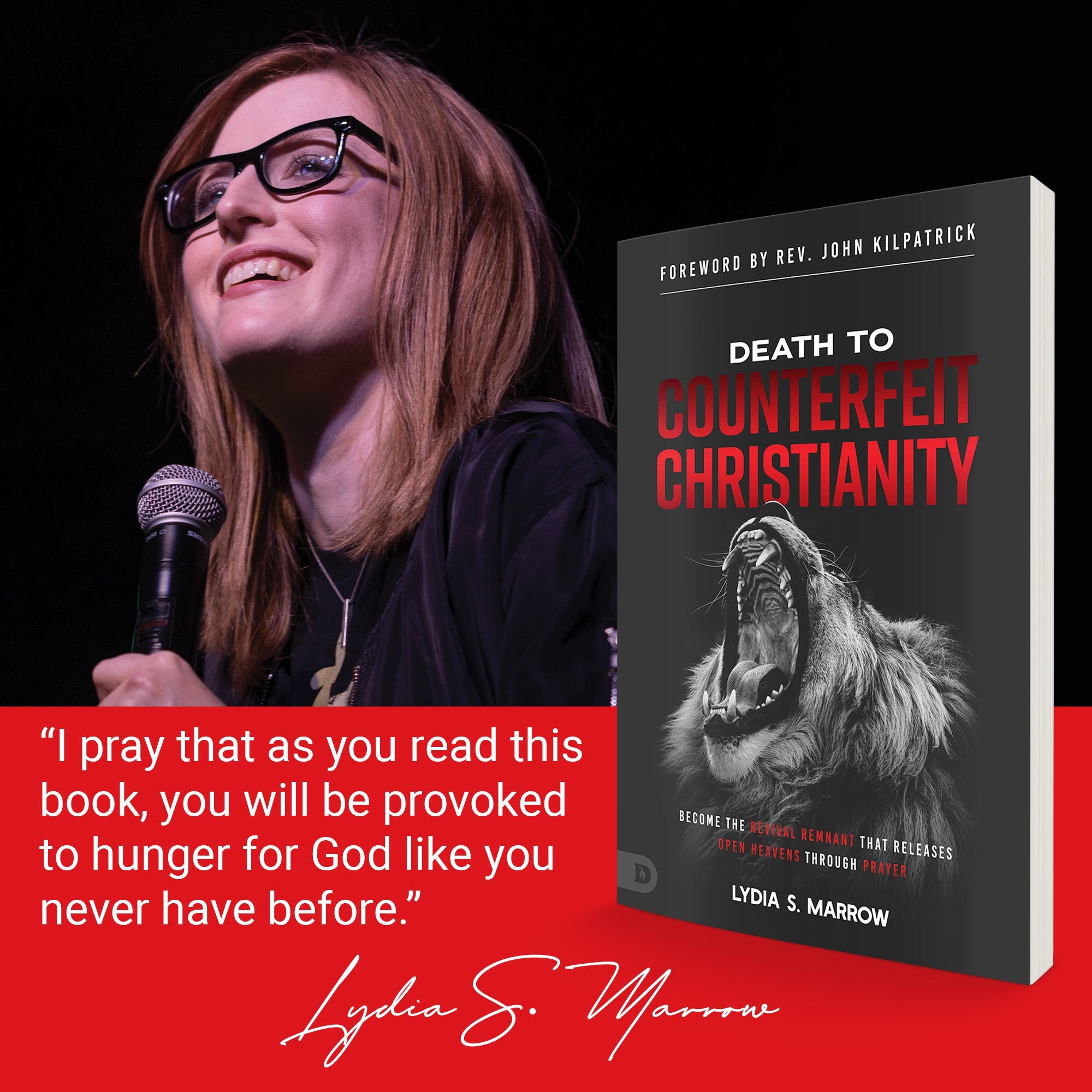 Death to Counterfeit Christianity: Become the Revival Remnant that Releases Open Heavens Through Prayer Paperback – June 6, 2023