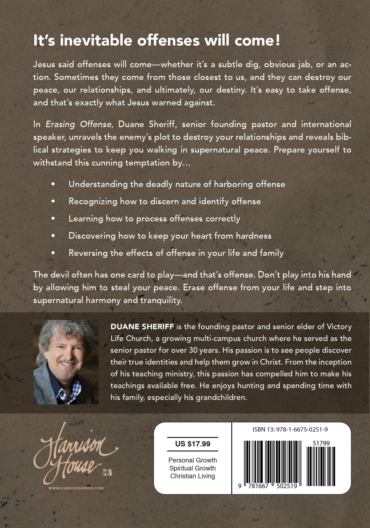 Erasing Offense: Defeating the Enemy's Scheme to Destroy Your Relationships Paperback – May 2, 2023