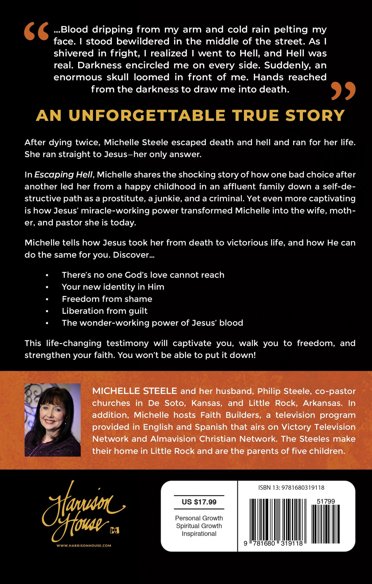 Escaping Hell: A True Story of God's Miraculous Power to Restore a Life Bent on Destruction (An NDE Collection) Paperback – September 20, 2022