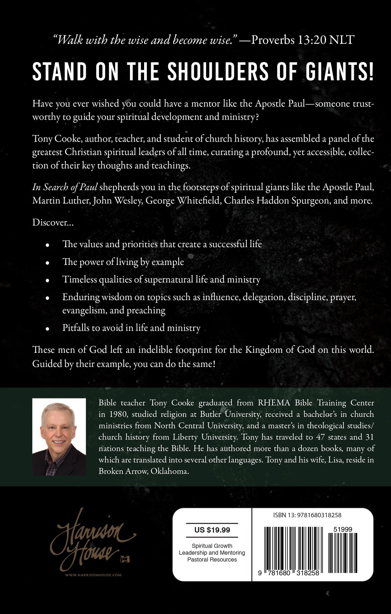 In Search of Paul: Unleashing the Power of Legendary Mentors in Your Life Paperback – March 15, 2022 by Tony Cooke  (Author)