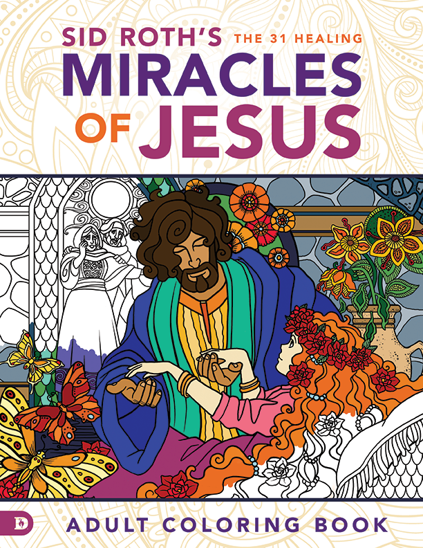 Sid Roth's The 31 Healing Miracles of Jesus Adult Coloring Book (Digital Download)