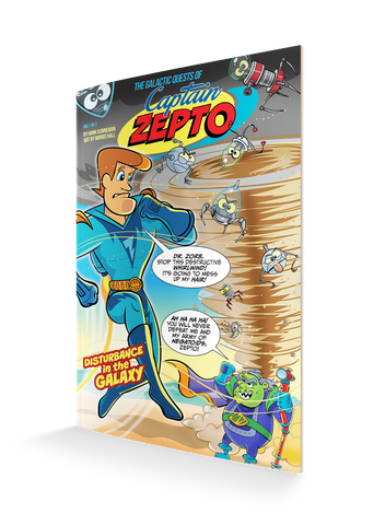 The Galactic Quests of Captain Zepto: Issue 2: Disturbance in the Galaxy (Paperback)