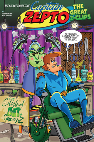 The Galactic Quests of Captain Zepto: Issue 4: The Great Z Clips Paperback – September 5, 2023