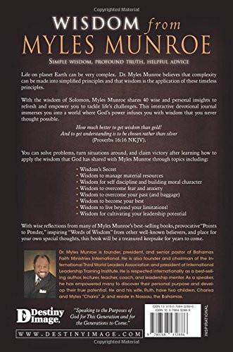 Wisdom from Myles Munroe (Paperback)