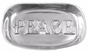 Inspirational Peace Bread Tray