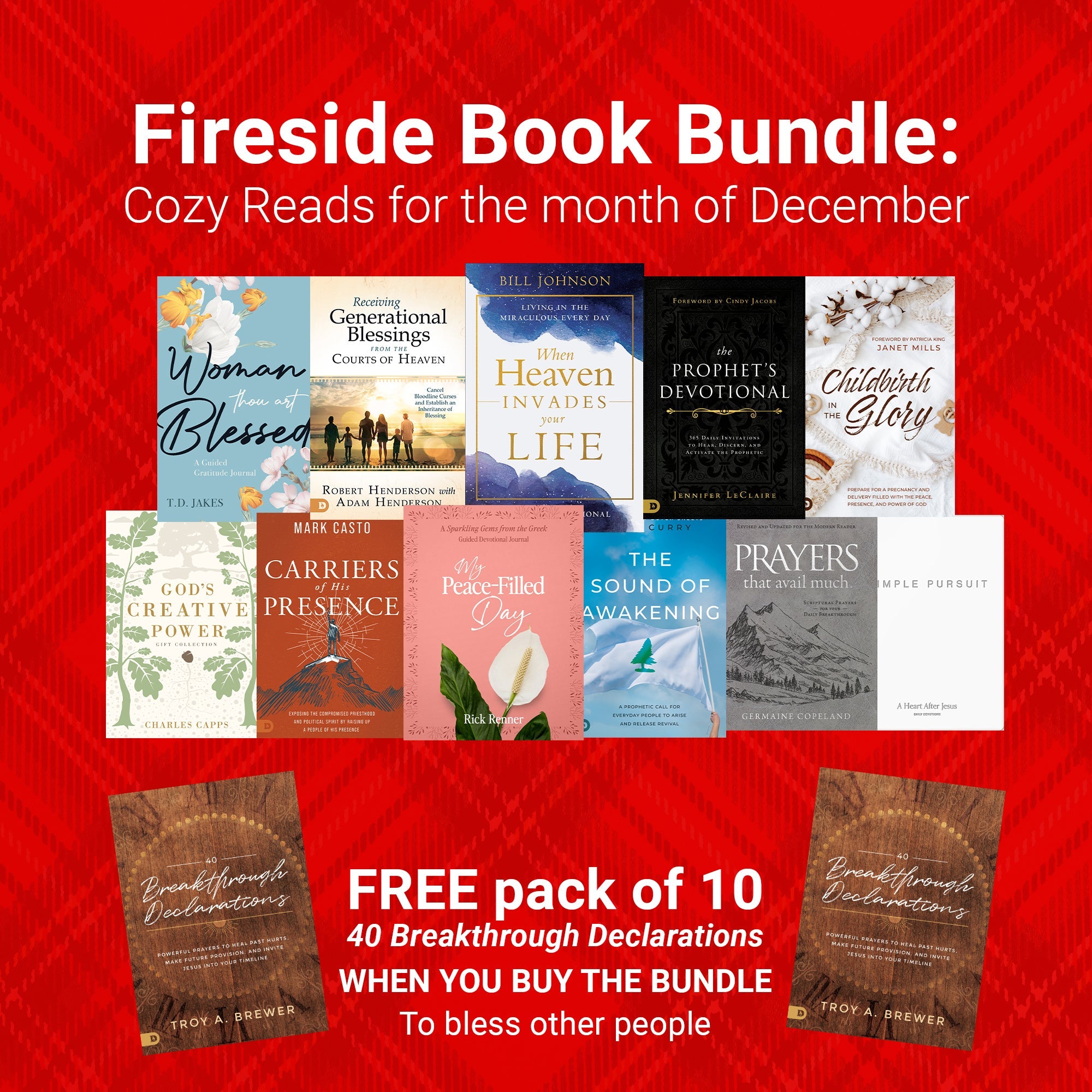 Fireside Book Bundle: Cozy Reads for the month of December